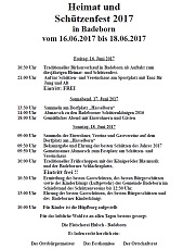 Badeborner Heimat und Schützenfest 2017